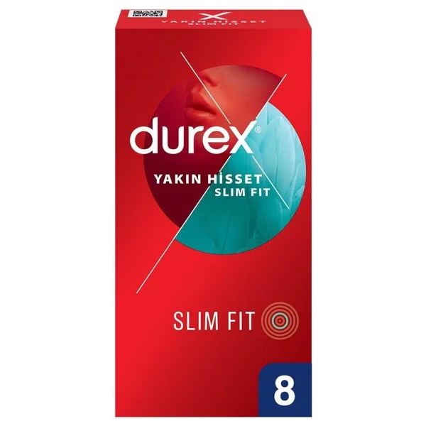 Durex Yakın Hisset Slim Fit 8'li Prezervatif - Görsel 3