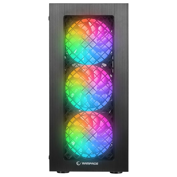 Rampage Plaid V1 Argb Fanlı Atx Oyuncu Kasası - Görsel 3