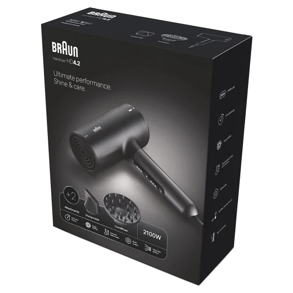 Braun Brhd425e Hd4.2 Iontec Difüzörlü 2100 W Saç Kurutma Makinesi - Görsel 2