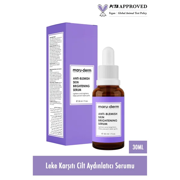 Maru.Derm Leke Karşıtı Ve Beyazlatıcı Cilt Bakım Serumu 30 Ml - Görsel 7