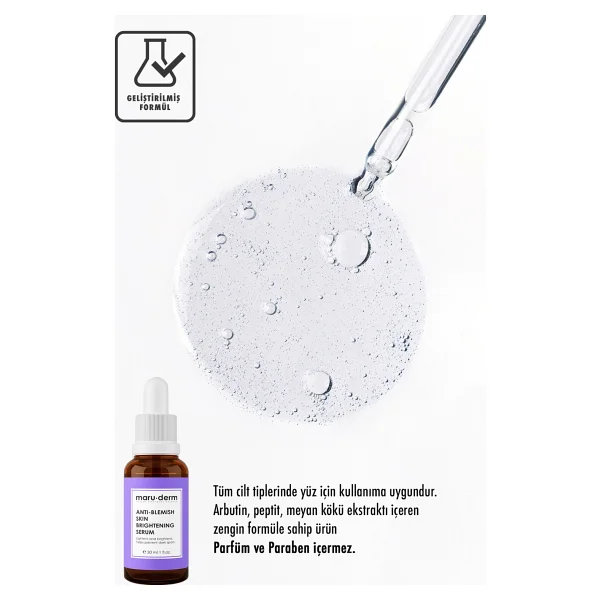 Maru.Derm Leke Karşıtı Ve Beyazlatıcı Cilt Bakım Serumu 30 Ml - Görsel 8