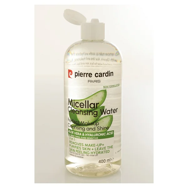 Pierre Cardin Micellar Aloe Vera & Hyaluronic Acid 400 Ml Makyaj Temizleme Suyu - Görsel 3