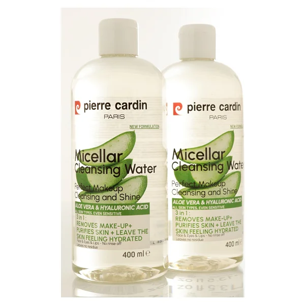Pierre Cardin Micellar Aloe Vera & Hyaluronic Acid 400 Ml Makyaj Temizleme Suyu - Görsel 5