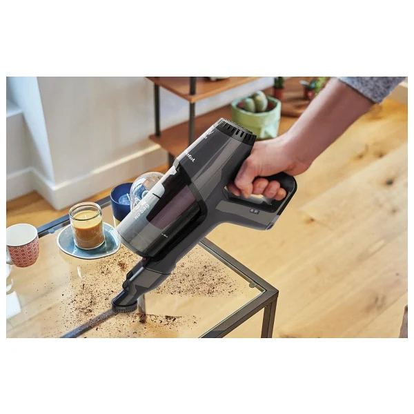 Tefal X-Pert 3.60 Kablosuz Dikey Şarjlı Süpürge 10.8 V Turbo Başlık İle Açık Turuncu Renk - Görsel 4