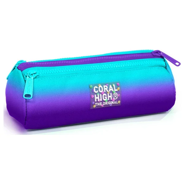 Coral High Renk Geçişli 3 Bölmeli Kalemlik - Görsel 3