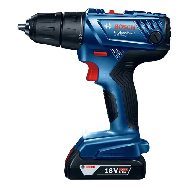 Bosch Gsr 180-Lı + Gdr 18v-160 Çift Akülü 2.0 Ah Elektrikli El Aletleri Seti - Görsel 4
