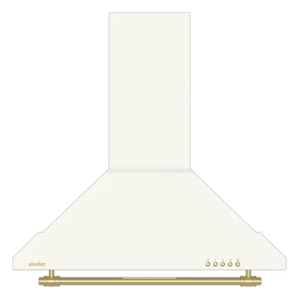 Simfer 8716 Bej Retro Duvar Tipi Davlumbaz - Görsel 3
