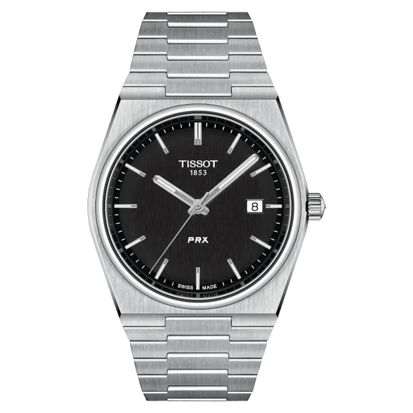Tissot Prx 40mm T137.410.11.051.00 Çelik Kordon Siyah Erkek Kol Saati - Görsel 6