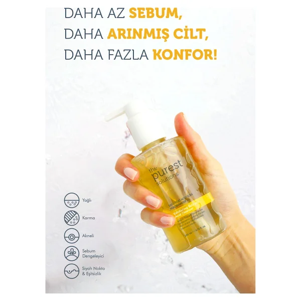The Purest Solutions Yağlı Ve Karma Ciltler Için Arındırıcı Ve Sebum Dengeleyici Cilt Bakım Seti - Görsel 3