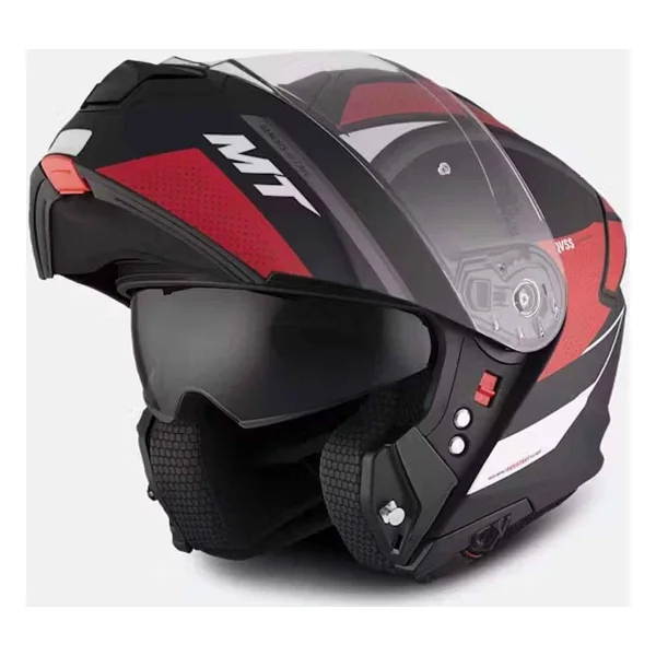 Mt Genesis Sv Cave Çene Açılır Motor Kaskı - Görsel 2