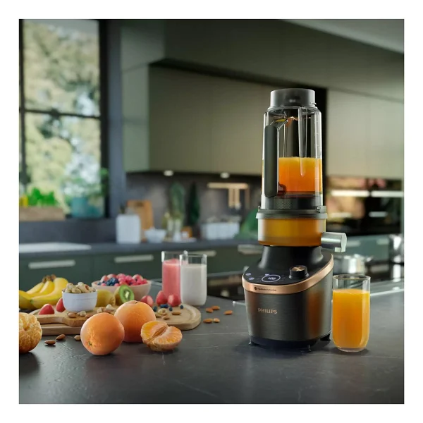 Philips 500 - 800 Watt Paslanmaz Çelik Özellikli 1500 Watt Siyah Blender Meyve Sıkacağı 220 - 240 V 250 Ml - Beyaz - Görsel 4