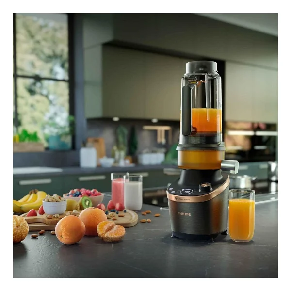 Philips C / F 7000 Serisi 1500w Meyve Sıkacağı Modüllü Yüksek Hızlı Blender Homeıd Uygulaması Rib - Beyaz - Görsel 4