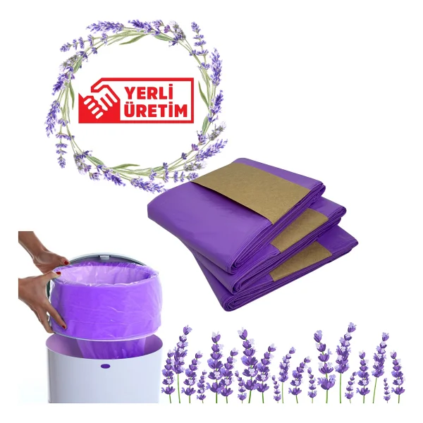 Korbell 16l Uyumlu Budibu Kirli Bebek Bezi Çöp Poşeti Yerli Üretim 3 Paket 1500 Adet Bez Kapasiteli - Görsel 5