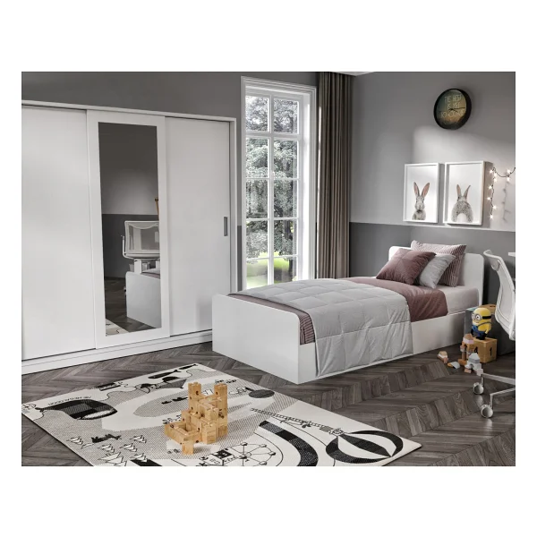 Kzn Home Anemon 3 Parçalı Tek Kişilik Mdf Genç Odası Takımı - Görsel 9