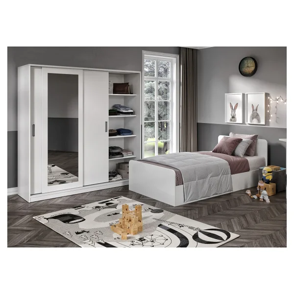 Kzn Home Anemon 3 Parçalı Tek Kişilik Mdf Genç Odası Takımı - Görsel 7