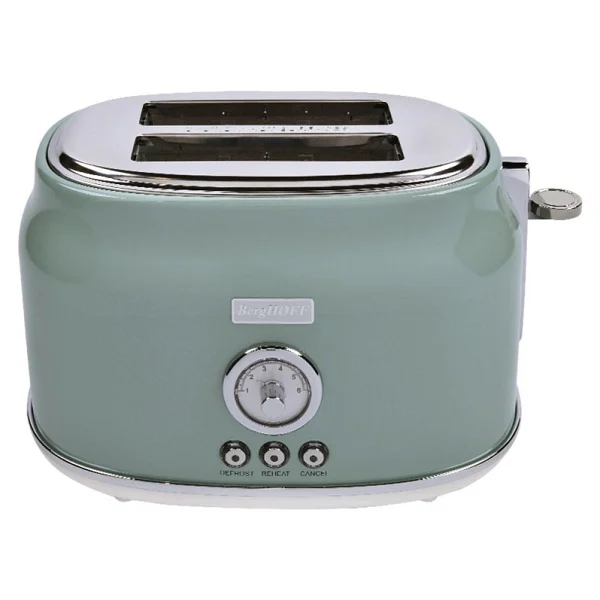 Berghoff Gem Retro İki Dilim Mint Yeşil Ekmek Kızartma Makinesi - Görsel 3