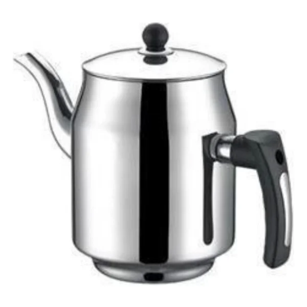 Kahraman Gri Kahramanlar 300 Çelik Kahveci Demlik No:1 1200 Cc Çelik - Görsel 2