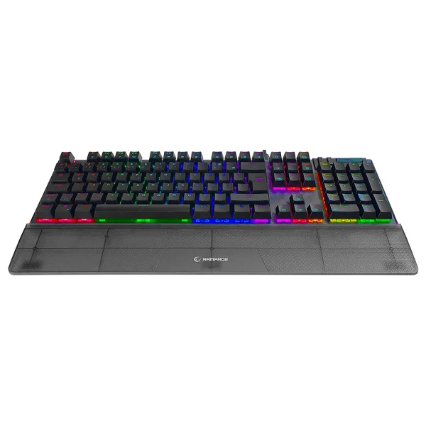 Rampage Carbon RGB Blue Switch Kablolu Mekanik Oyuncu Klavyesi - Görsel 2