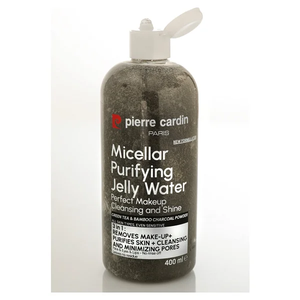 Pierre Cardin Gently Cleansing Micellar Water With Charcoal Powder & Green Tea - Görsel 3