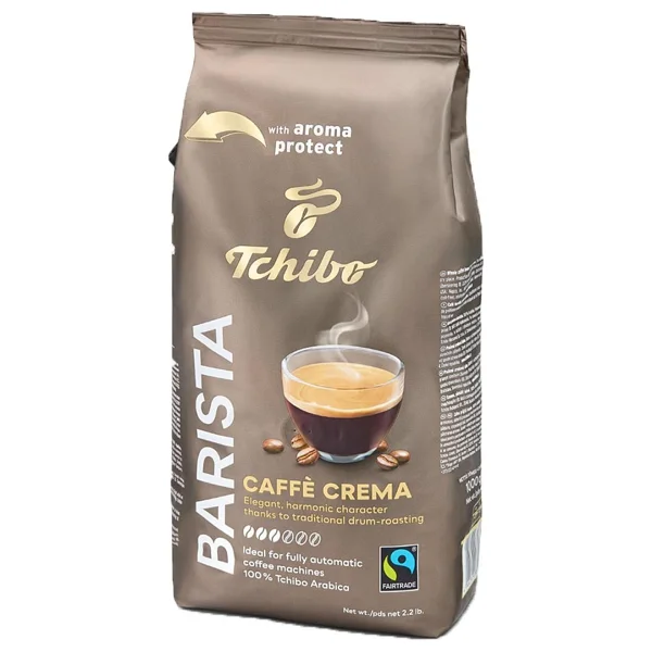 Tchibo Barista Caffe Crema Çekirdek Kahve 1 Kg 4'lü - Görsel 3