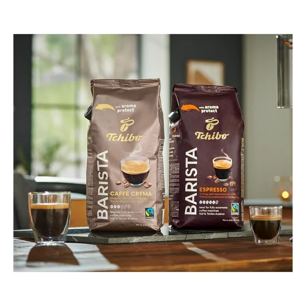 Tchibo Barista Caffe Crema Çekirdek Kahve 1 Kg 4'lü - Görsel 5