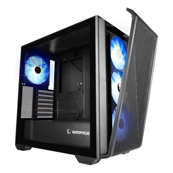 Rampage Craft ARGB Fanlı Siyah ATX Oyuncu Kasası - Görsel 3