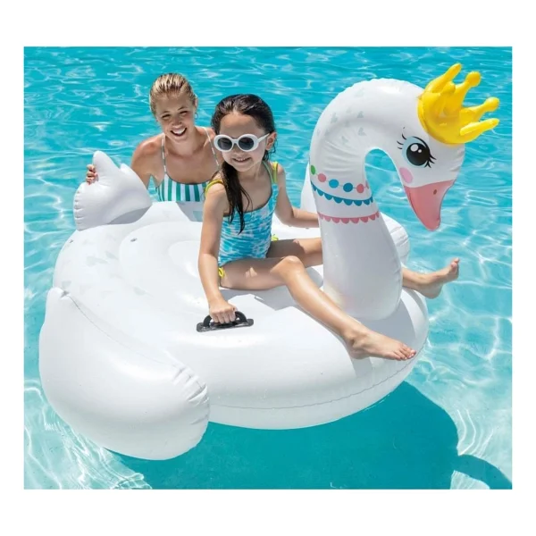 Intex Ibn57562 188x124 Cm Taçlı Kuğu Binici - Görsel 2