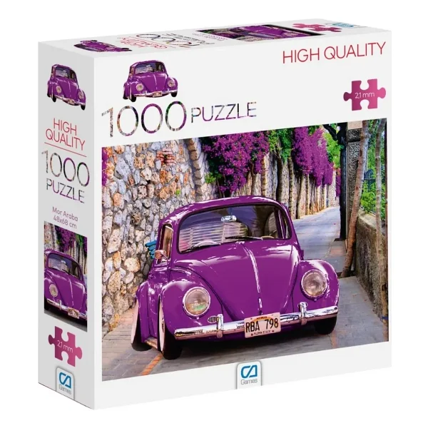 Ca Games Mor Araba 1000 Parça Puzzle 7028 - Görsel 2