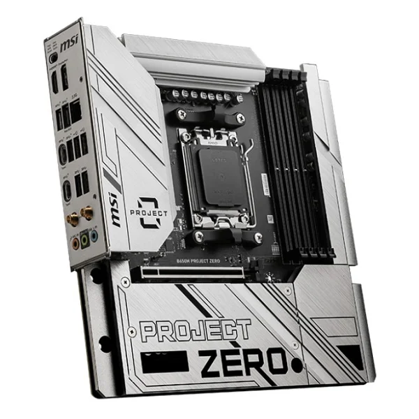 Msı B650m Project Zero Wi-Fi AMD Am5 DDR5 Micro Atx Anakart - Görsel 4