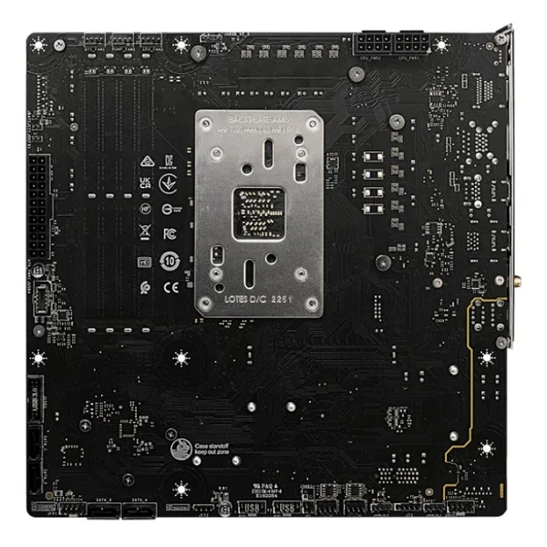 Msı B650m Project Zero Wi-Fi AMD Am5 DDR5 Micro Atx Anakart - Görsel 3