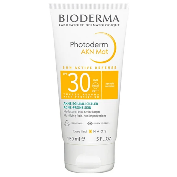 Bioderma Photoderm AKN Mat 150 ml 30 Faktör Güneş Kremi - Görsel 8