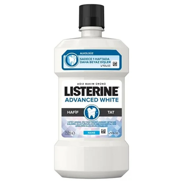 Listerine Advanced White Hafif Tat 250 Ml Gargara - Görsel 2