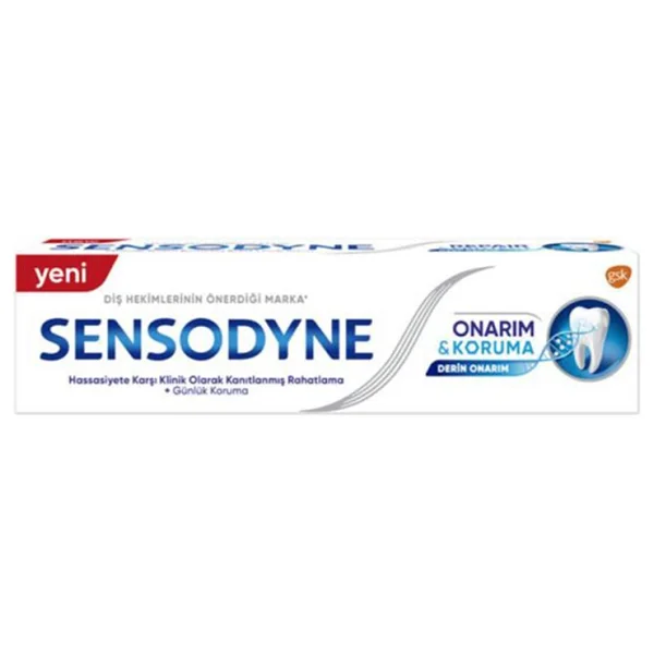 Sensodyne Onarım Ve Koruma 75 Ml Florürlü Diş Macunu - Görsel 3