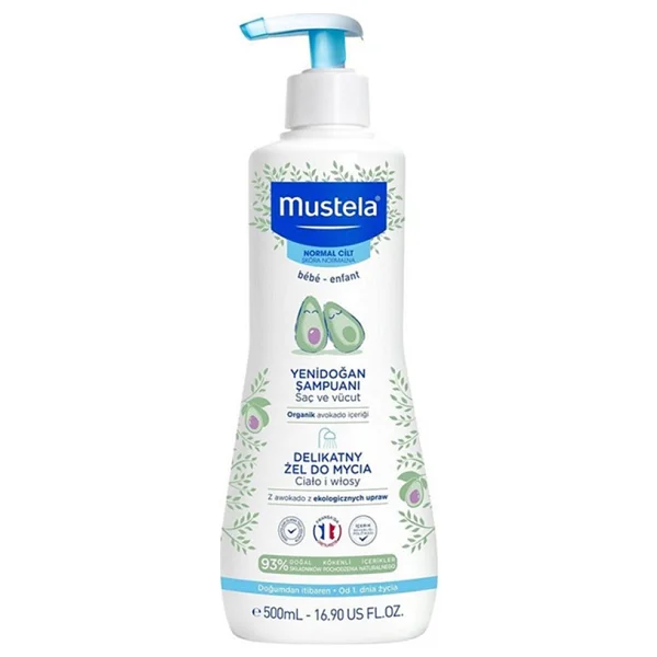 Mustela Gentle Cleansing Gel Yenidoğan Şampuanı 500 Ml - Görsel 10