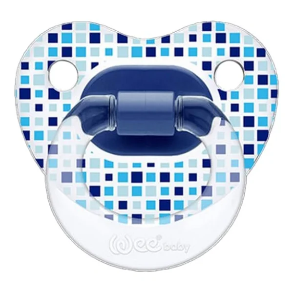 Wee Baby 837 Şeffaf Desenli Damaklı No:2 6-18 Ay Emzik - Görsel 4