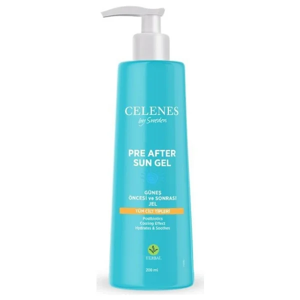 Celenes By Sweden Herbal Güneş Öncesi Ve Sonrası Jel 200 Ml - Görsel 6