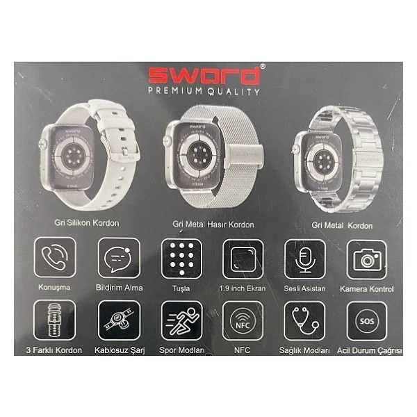 Sword Sw-Gıa102 Watch 2 Akıllı Saat - Görsel 4
