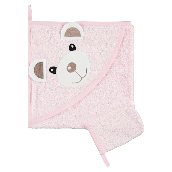 Civil Baby Bebek Keseli Banyo Havlusu 75x75 Cm Kahverengi - Görsel 3