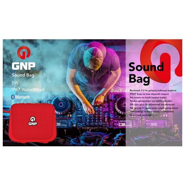 Gnp Sound Bag Bluetooth Hoparlör - Görsel 2