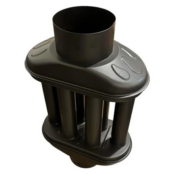 Baba's Stove / Baca Cimrisi / Boy: 40 Cm / Çap: 13 Cm / Mat Siyah Emaye - Görsel 3