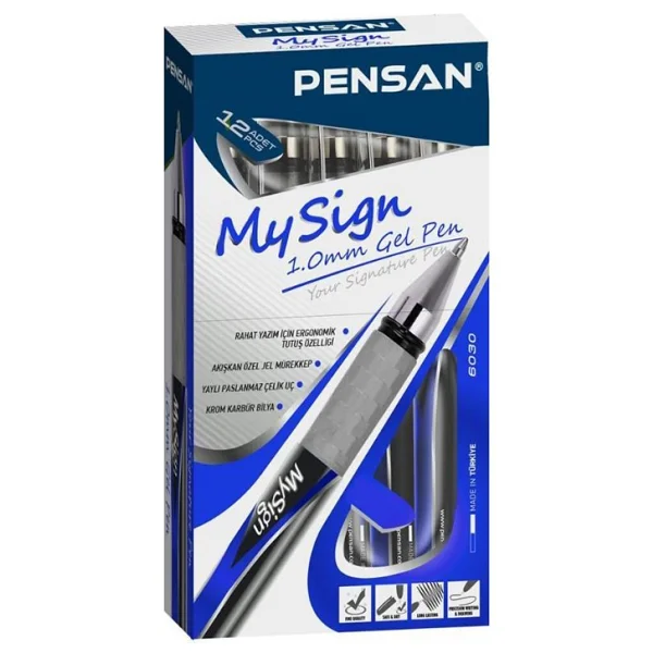 Pensan My Sign 1.0 Mm 12'li Jel Roller Kalem - Görsel 2