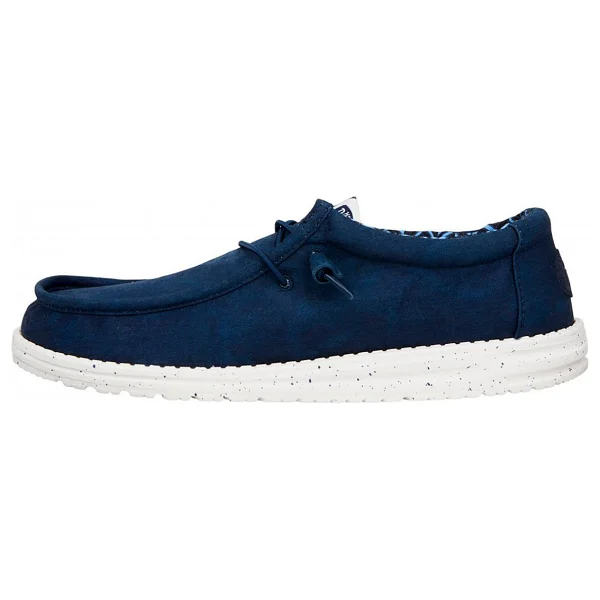 Heydude Wally Stretch Canvas 40700-410 Lacivert Erkek Günlük Ayakkabı - Görsel 8