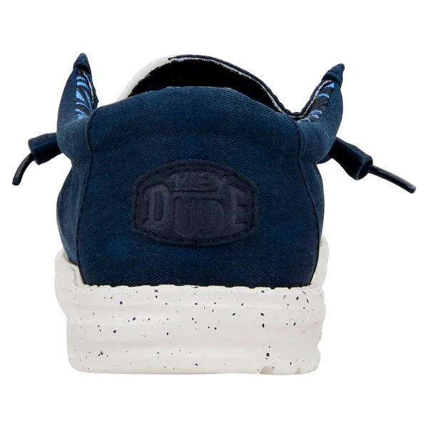 Heydude Wally Stretch Canvas 40700-410 Lacivert Erkek Günlük Ayakkabı - Görsel 5