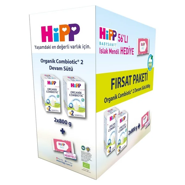 Hipp Organik Combiotic 2 Devam Sütü 800 Gr 2 Adet - Görsel 2