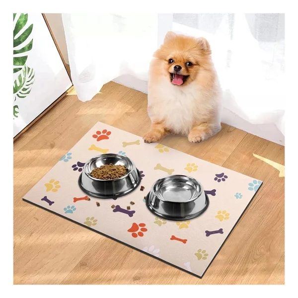 Matgo Pati Renkli Kemikler Evcil Hayvan Beslenme Matı 50 X 70 Cm - Görsel 2