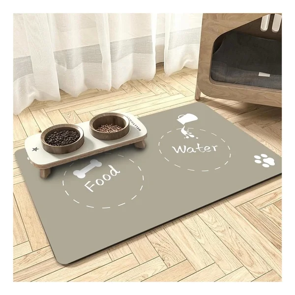 Matgo Pati Food Water Krem Evcil Hayvan Beslenme Matı 50 X 70 Cm - Görsel 4