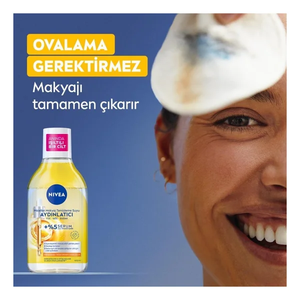 Nivea Aydınlatıcı 400 Ml Makyaj Temizleme Suyu - Görsel 2