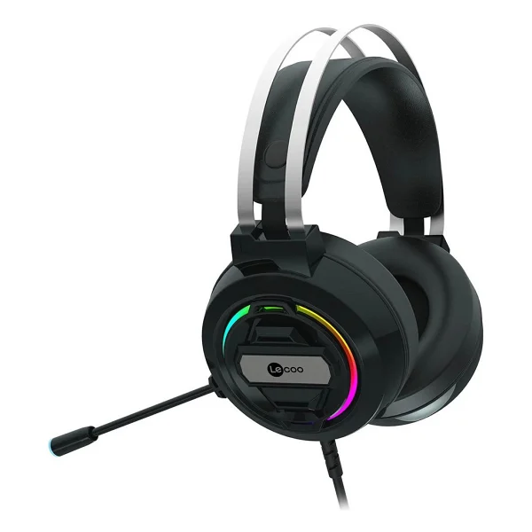Lenovo Lecoo Ht401 RGB USB Kablolu Kulak Üstü Oyuncu Kulaklığı - Görsel 3