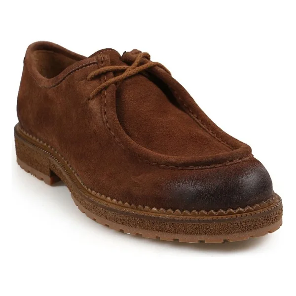 Süet Taba %100 Deri Oxford Eva Taban Casual Ayakkabı - 43 - Görsel 2
