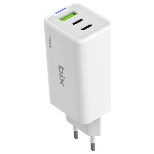 Bix Bx3p66g 65 W Beyaz Hızlı Şarj Adaptörü - Görsel 8